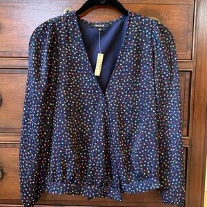NWT Madewell Polka Dot Blouse